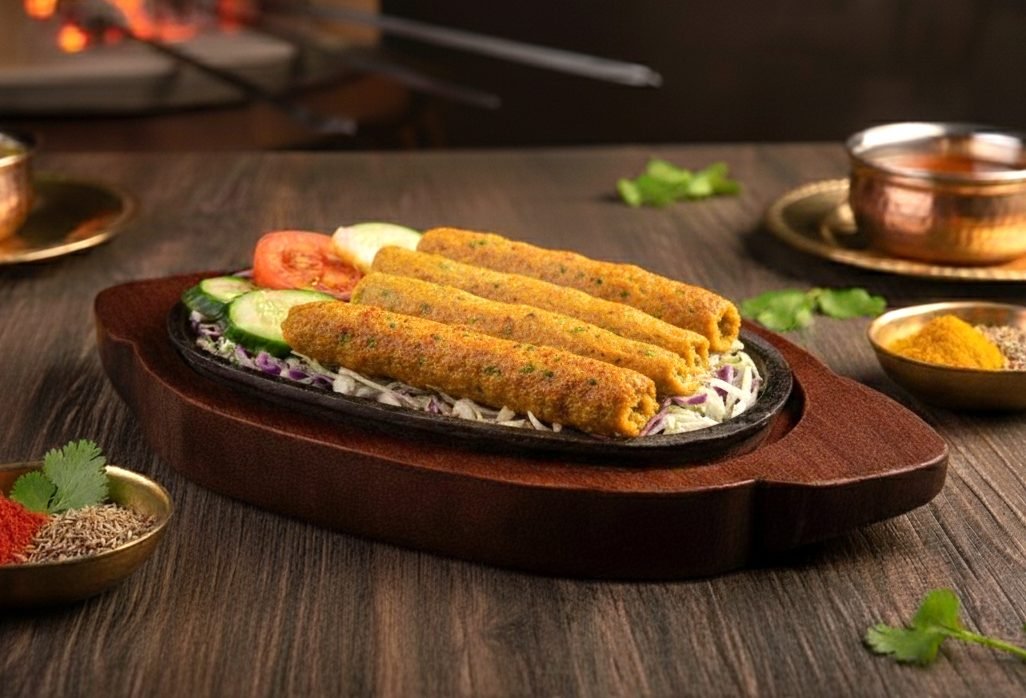 Cheese Subz Sheekh Kebab
