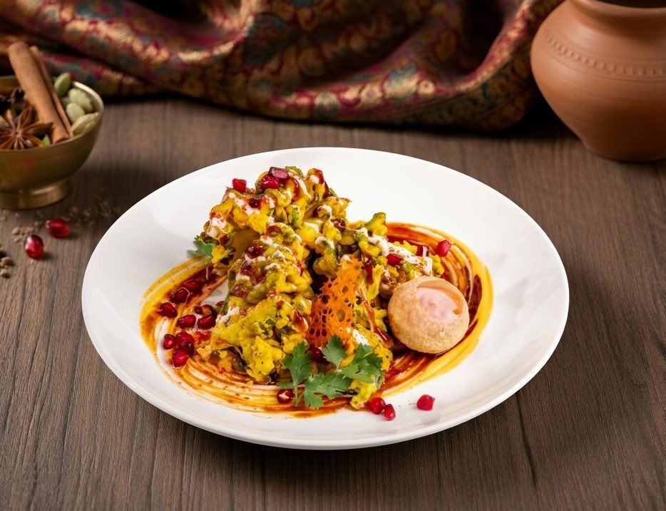 Crispy Kale Chaat