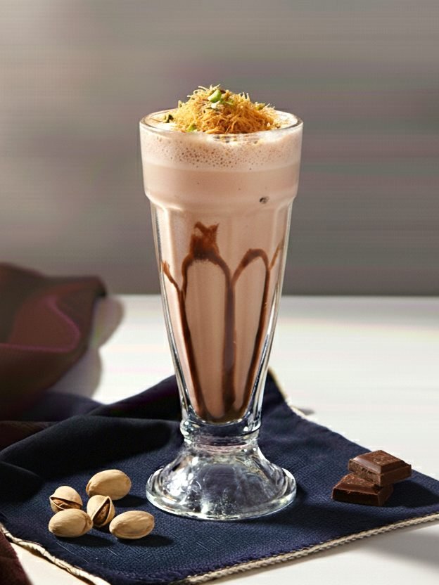 Kunafa Chocolate Shake