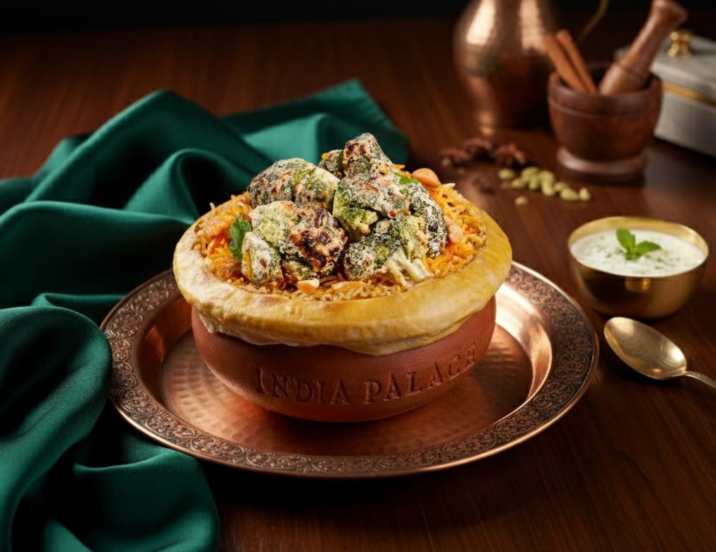 Malai Broccoli Biryani
