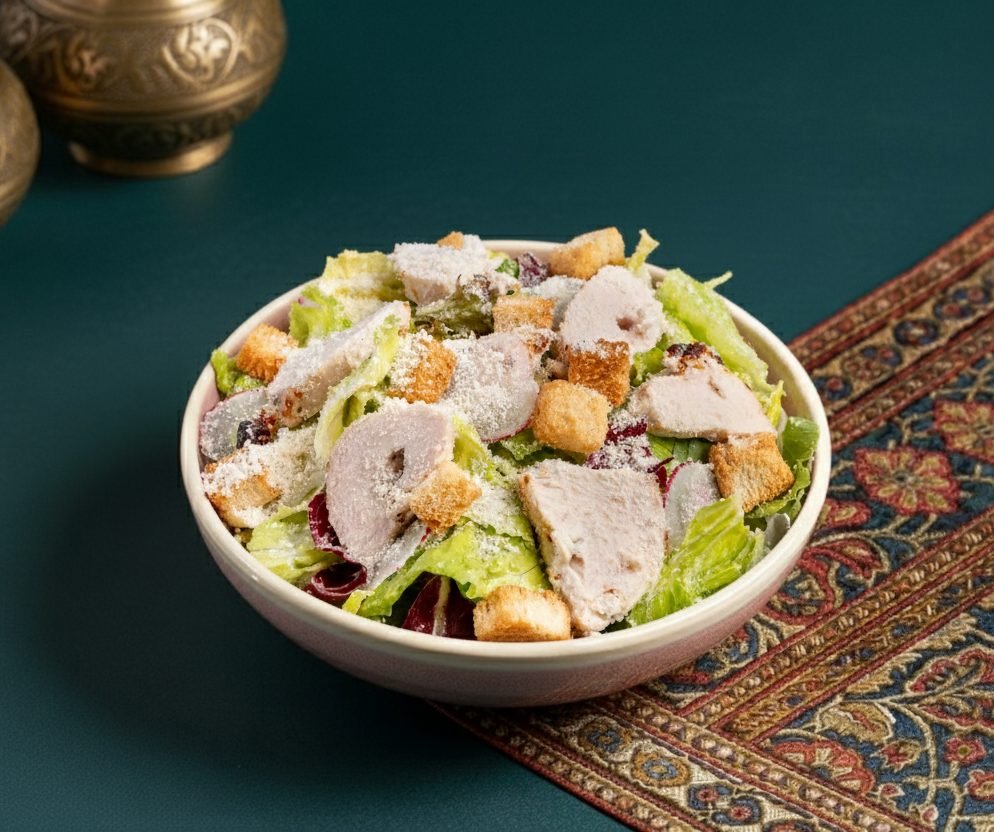 Malai Tikka Caesar Salad